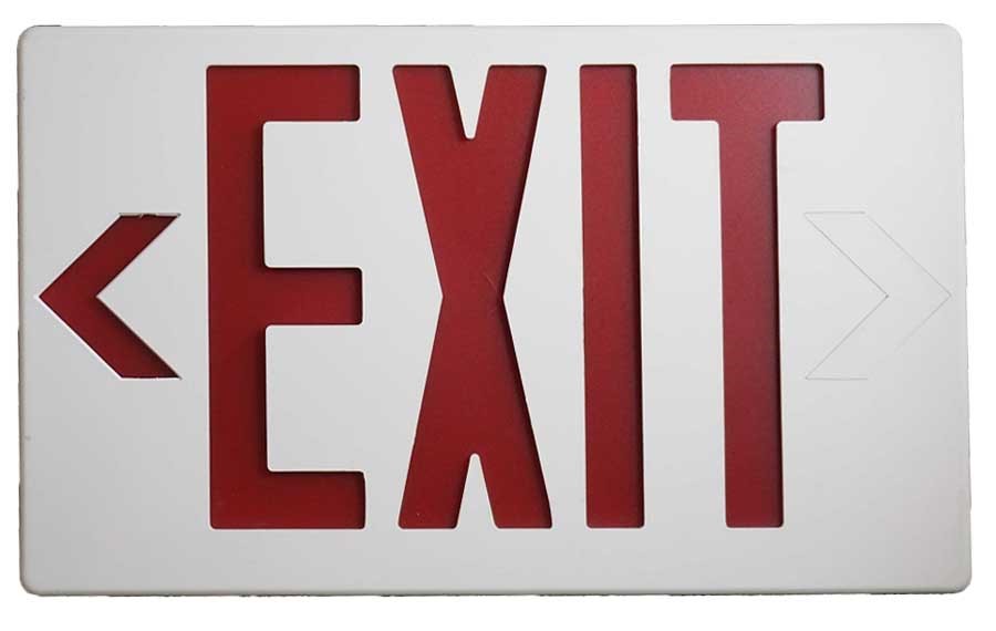 Luminaria de Señalización Led Exit Rojo Image