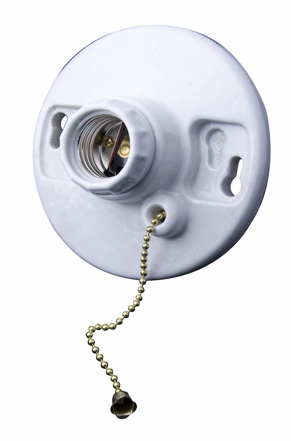 Roseta de Porcelana Con Cadena Image